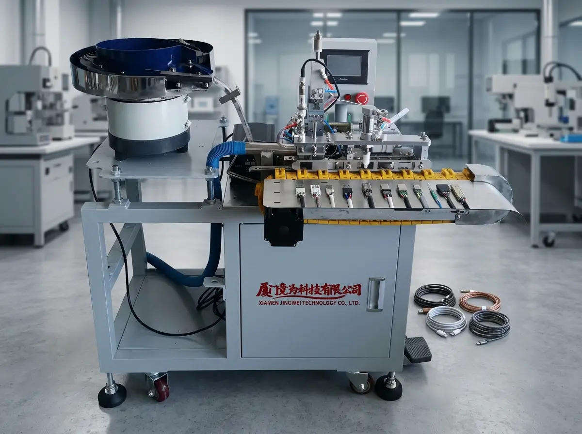 USB和Type-C全自动焊锡机 JW-USB501V11+