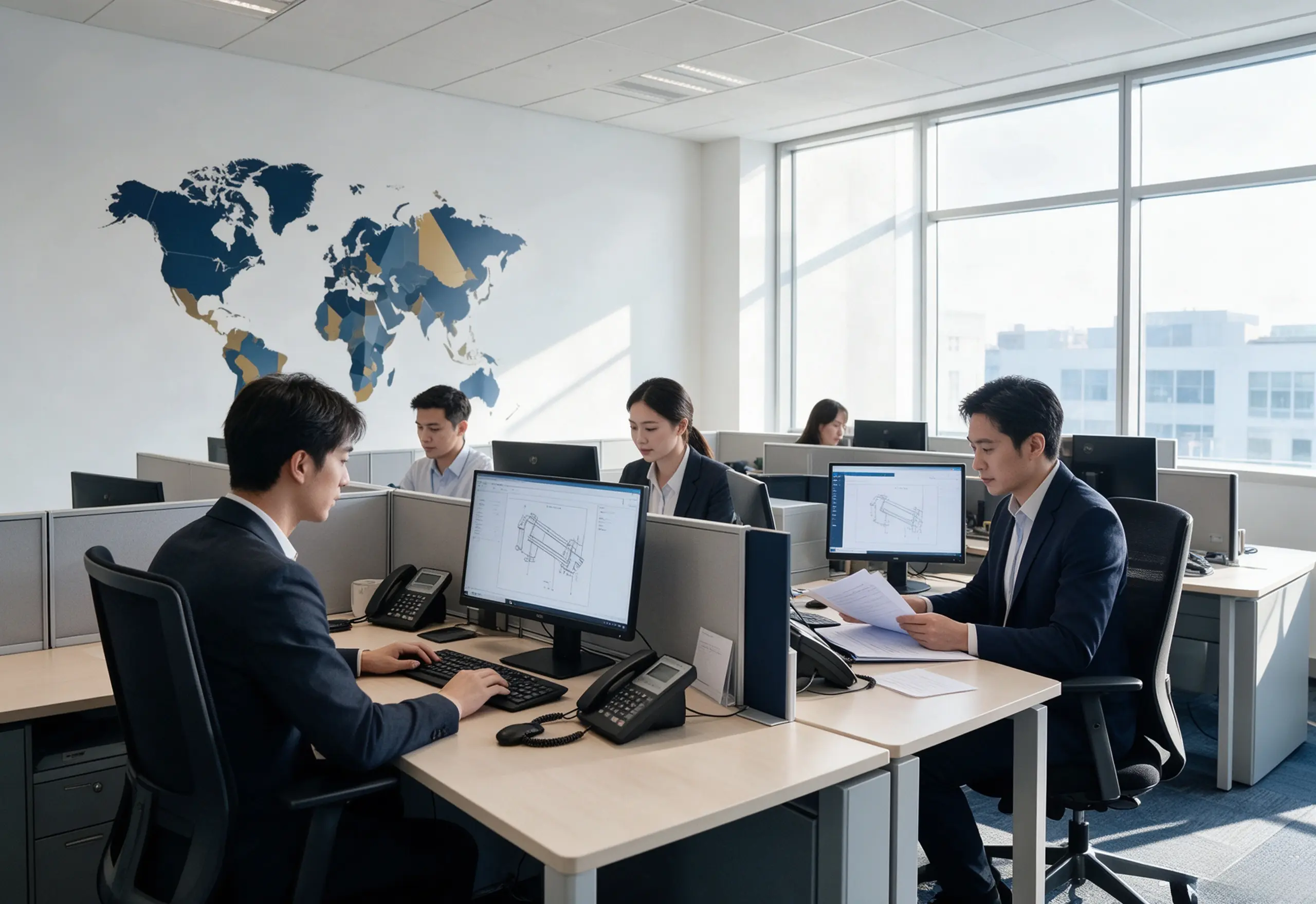 竞为科技国际销售与工程支持团队