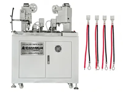 全自动三面双线端子压接机 4000pcs/h 2.0T压接力 WPM-038F