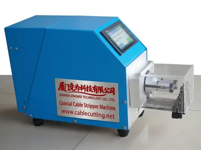 自动同轴电缆剥线机 9步剥皮 0.1-30mm剥皮长度 WPM-28