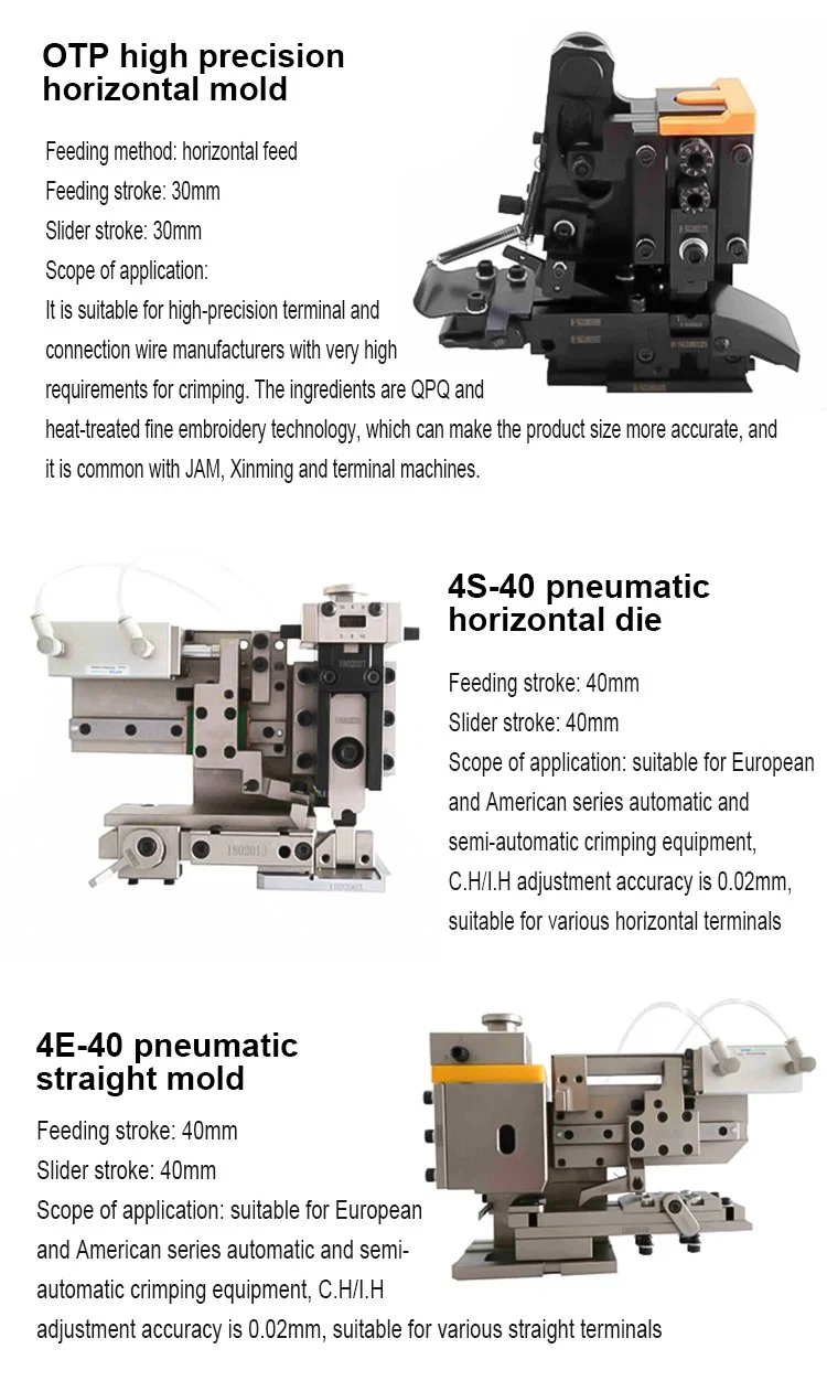 45-40 pneumatic horizontal die, Terminal Crimping Mould, Terminal Crimping Die, Terminal Crimping Applicator 45-40 pneumatic horizontal die, Terminal Crimping Mould, Terminal Crimping Die, Terminal Crimping Applicator