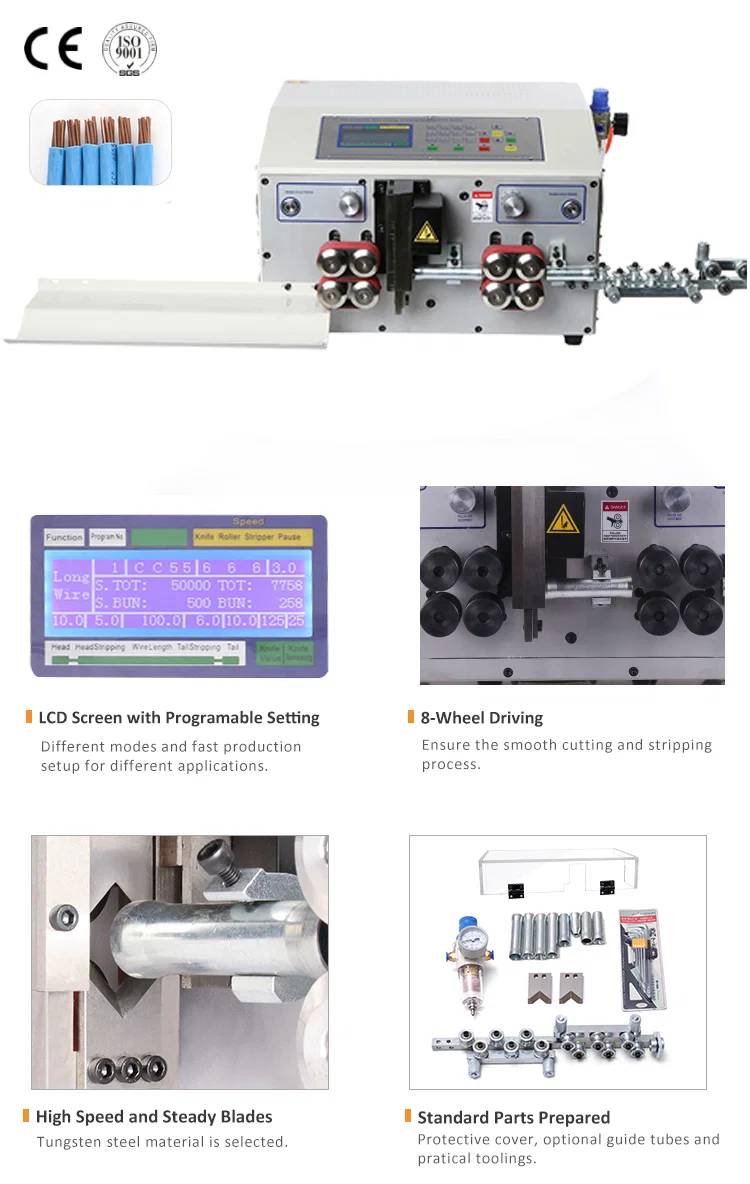 Supper Thick cable cutting and stripping machine, BV/BVR cable stripping machine, Automatic Cutting Stripping Machine, Wire Stripping Machine, Automatic Cable Stripping Machine 超厚电缆切割剥皮机, BV/BVR 电缆剥皮机, 自动切割剥皮机, 剥线机, 自动电缆剥皮机