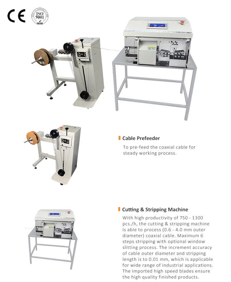 Automatic Coaxial cable cutting stripping machine, Cable Stripping Machine, Coaxial Cable Stripping Machine, Stripping Machine 自动同轴电缆切割剥皮机, 电缆剥皮机, 同轴电缆剥皮机, 剥皮机