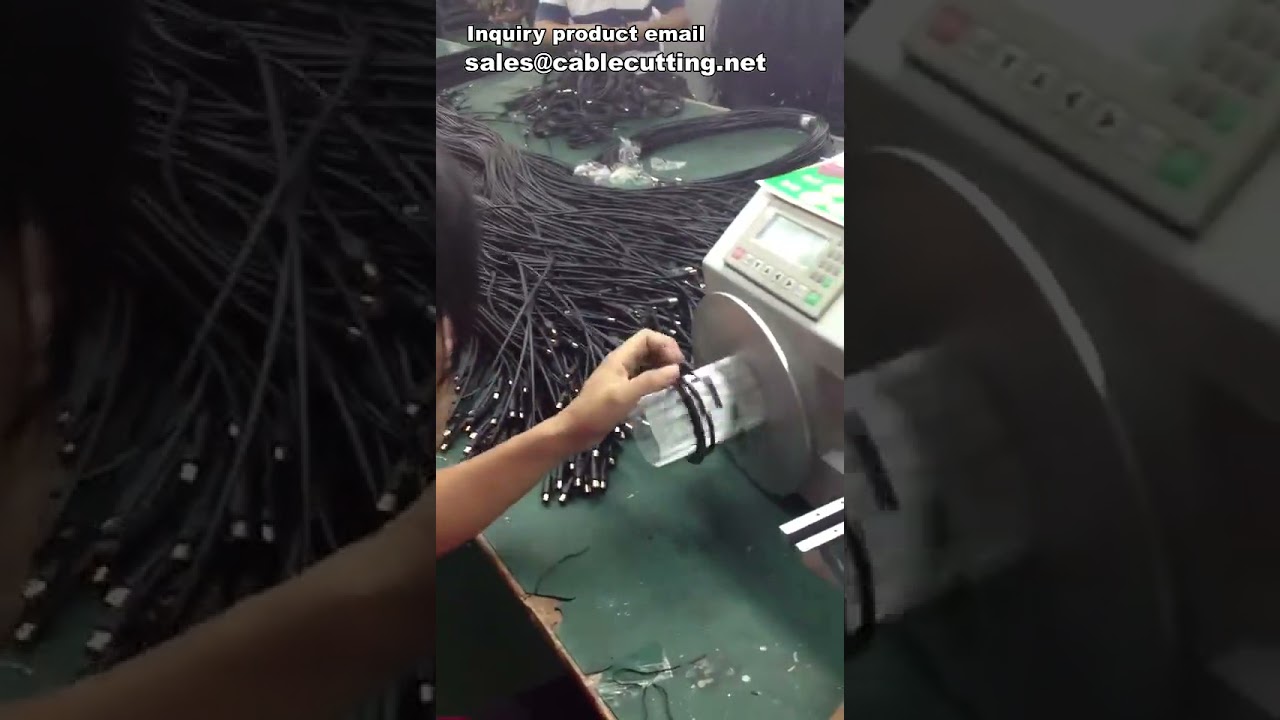 全自动电缆绕线扎带机 | 高效电缆捆扎设备