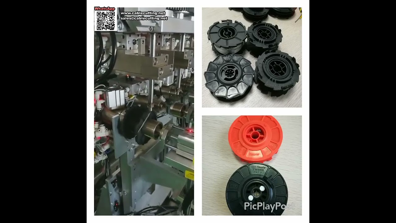 高效精准！建筑钢筋扎丝线盘专用六轴自动绕线机