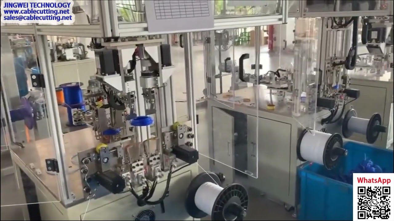 全自动打草绳绕线捆扎机 | 高效生产线实拍