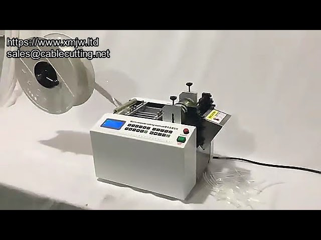 全自动热缩管切割机 | 带电子监控的高效工厂自动化设备