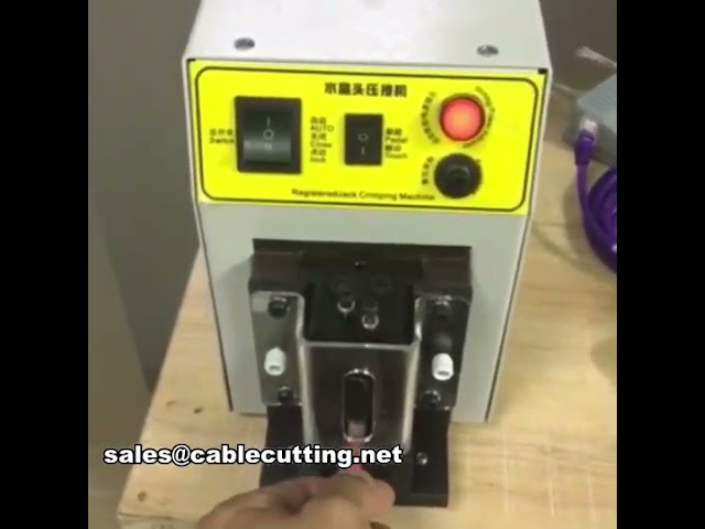 RJ45水晶头压接机 | 高效网线制作工具