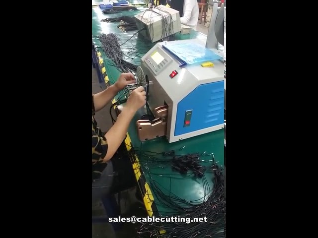 耳机线自动绕线扎带机 | 高效工厂自动化设备