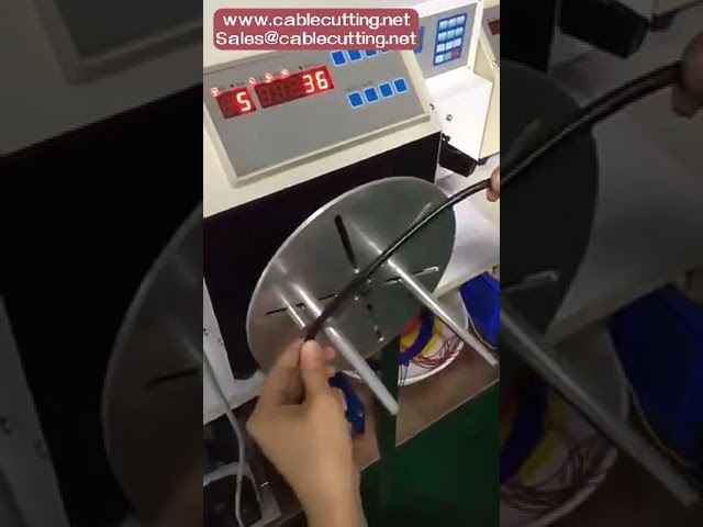 手持手机USB数据线绕线扎线机 | 微Type-C线缆自动打包设备