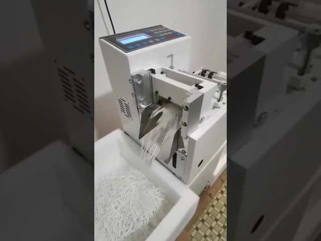 全自动LCD屏幕排线套管裁切机 100mm宽度电缆切割机 220V高效线束加工设备