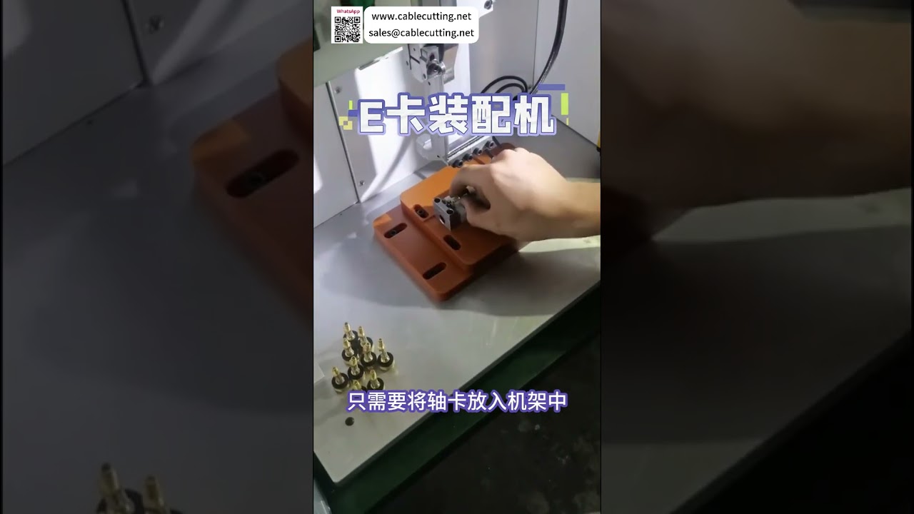 高品質E型扣環組裝機｜可靠客製化自動化生產設備工廠直供