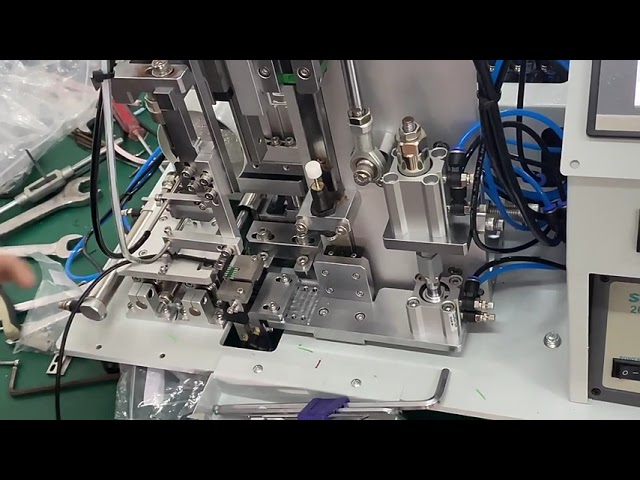 半自动PCB-USB线缆焊接机：剥线、切线与焊接一体机