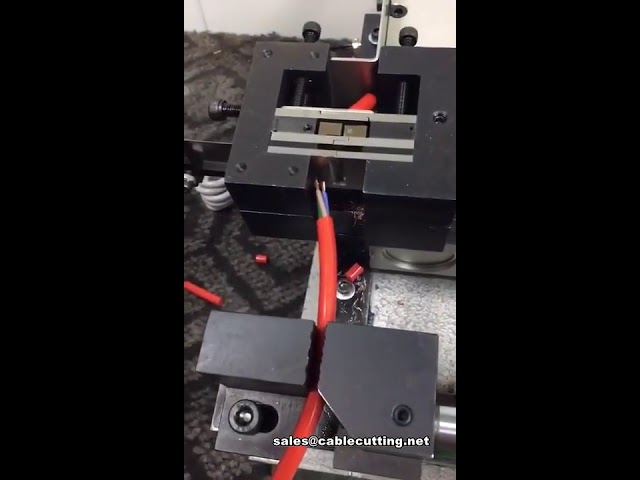 气动护套电缆剥线机 | 工业级全自动电缆剥皮设备