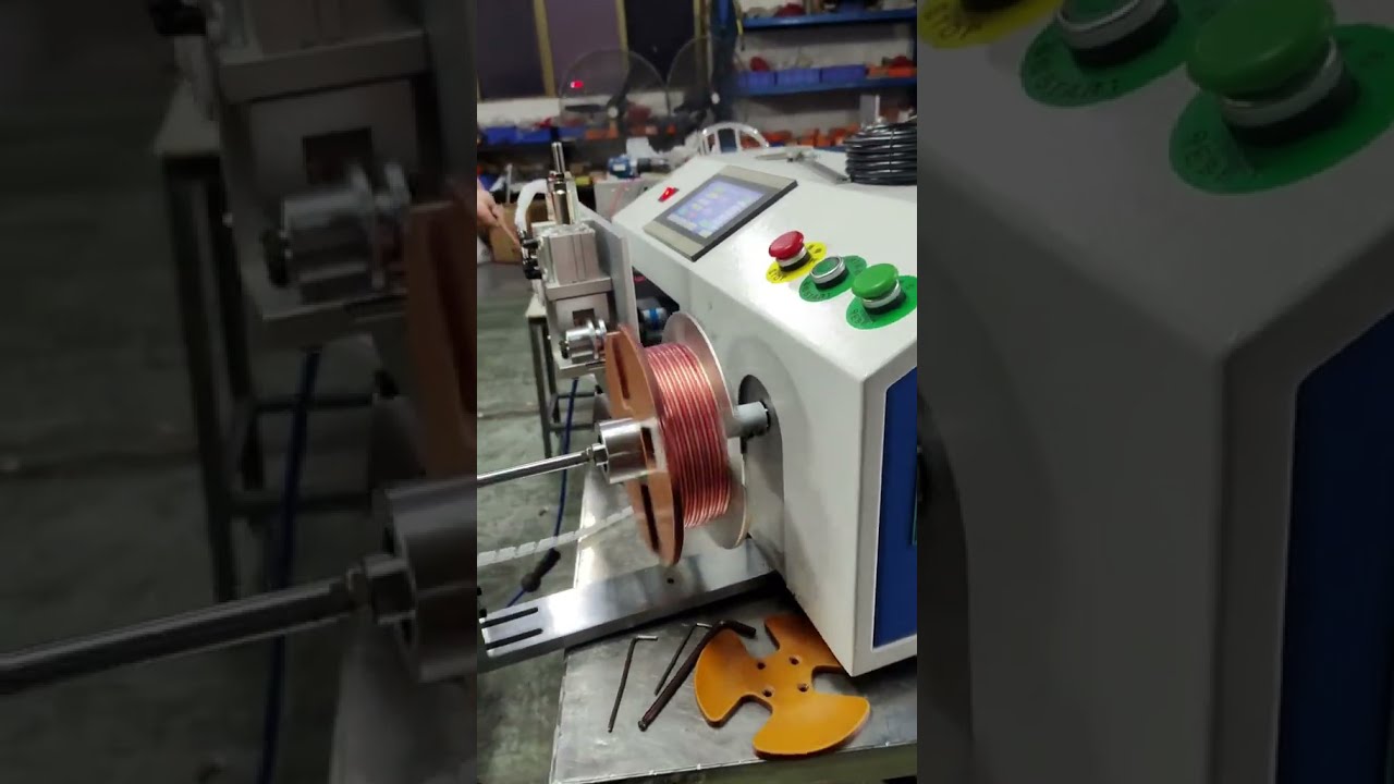 186喇叭线自动绕线机：精准计量、高效整洁，提升工厂自动化效率