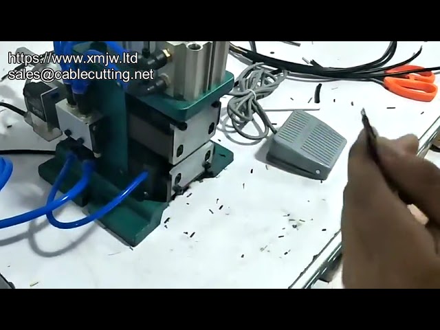 气动多芯线剥线扭线机 | 高效自动化线束加工设备