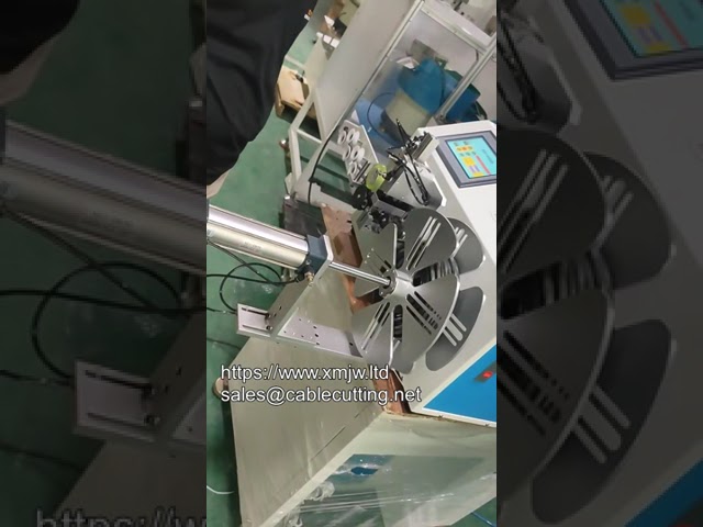 自动米数计数USB数据线裁切绕线绑线机 | 电缆切割机