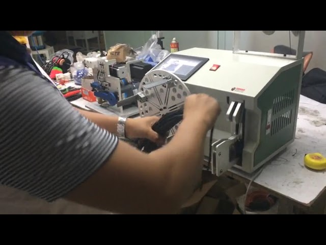 全自动线缆绕线扎带机 WPM-212C | 高效线圈缠绕与捆扎设备