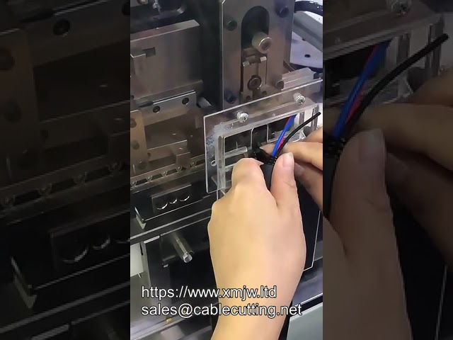 全自动防水插头端子压接机 | 高效线束组装自动化设备