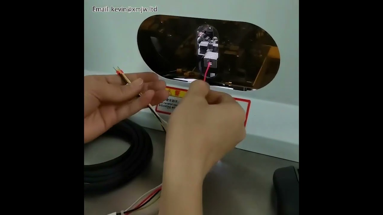 多芯线剥皮扭线穿号码管印字压针全自动设备