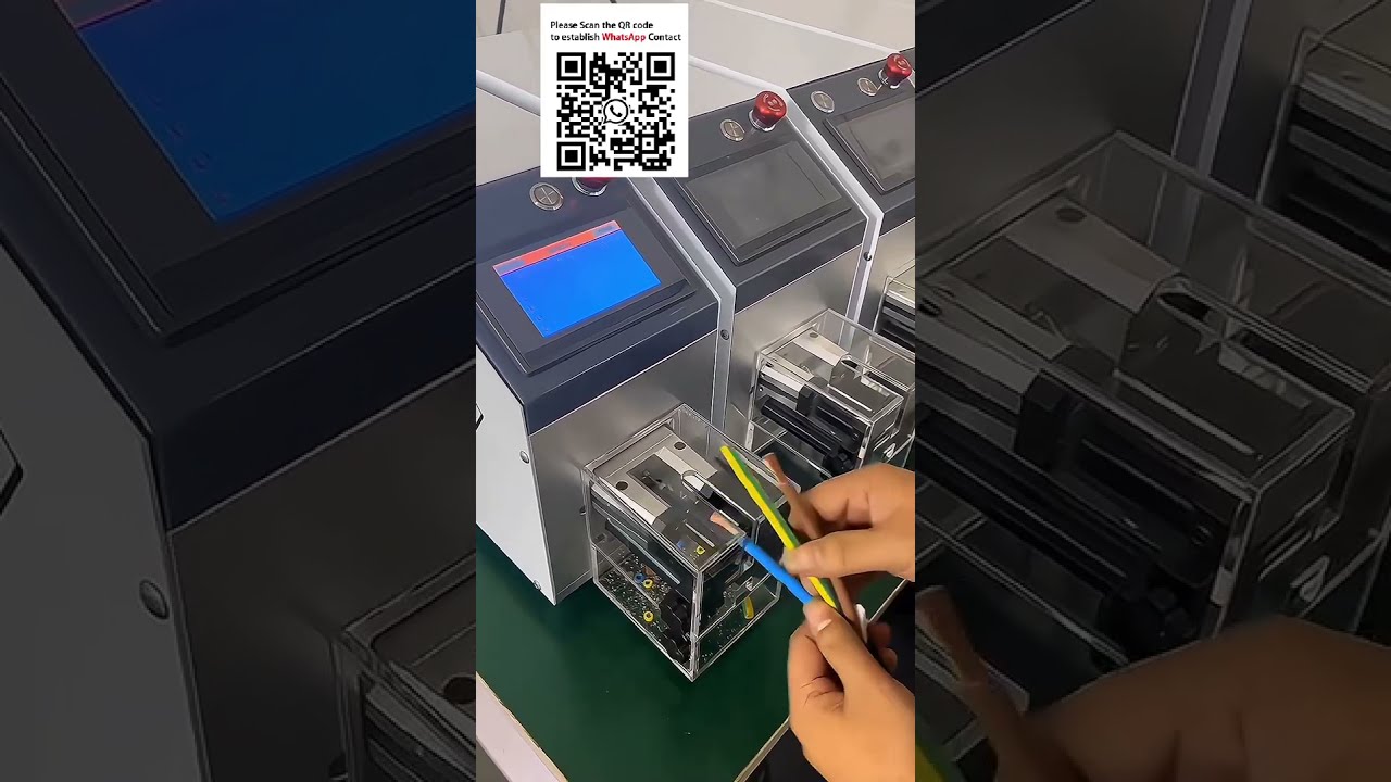 Pure Electric Induction Wire Cutting & Stripping Machine #Sensor Activated Stripper