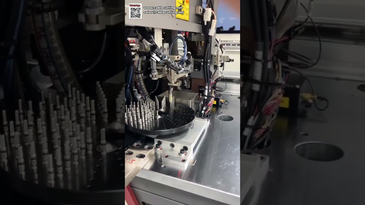 Automatic Double End Terminal Crimping and Single End Housing Insertion Equipment - Shorts
