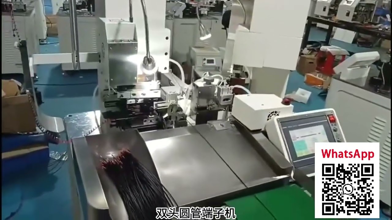 Dual Head RoundClosed Barrel Terminal Crimping Machine Workshop