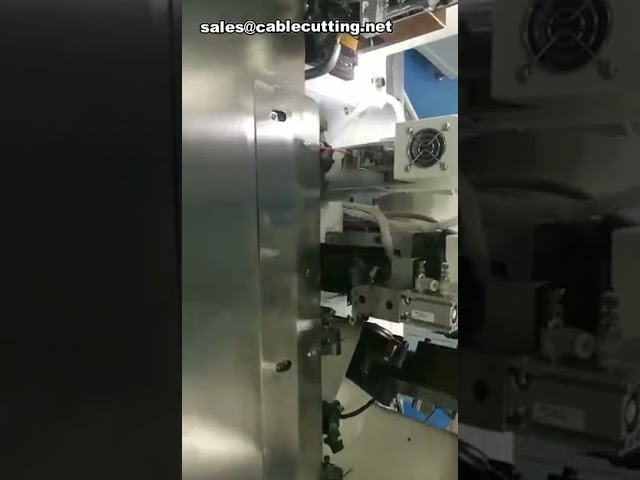 Automatic Wire Stripping Machine,Wire Cutting Stripping And Crimping Machine,Terminal Machine mp4