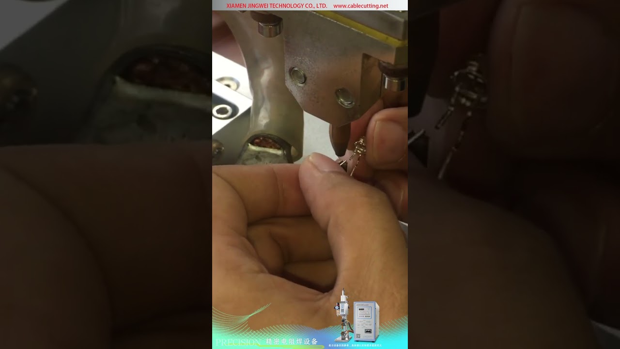 用于LED灯引脚和碳膜电阻端子连接的精密电阻点焊机