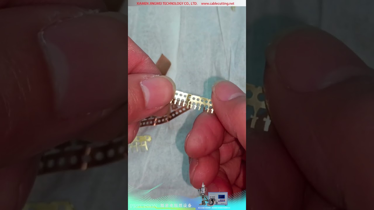 逆变直流电阻点焊机 — 0.5 mm 黄铜薄板搭接焊