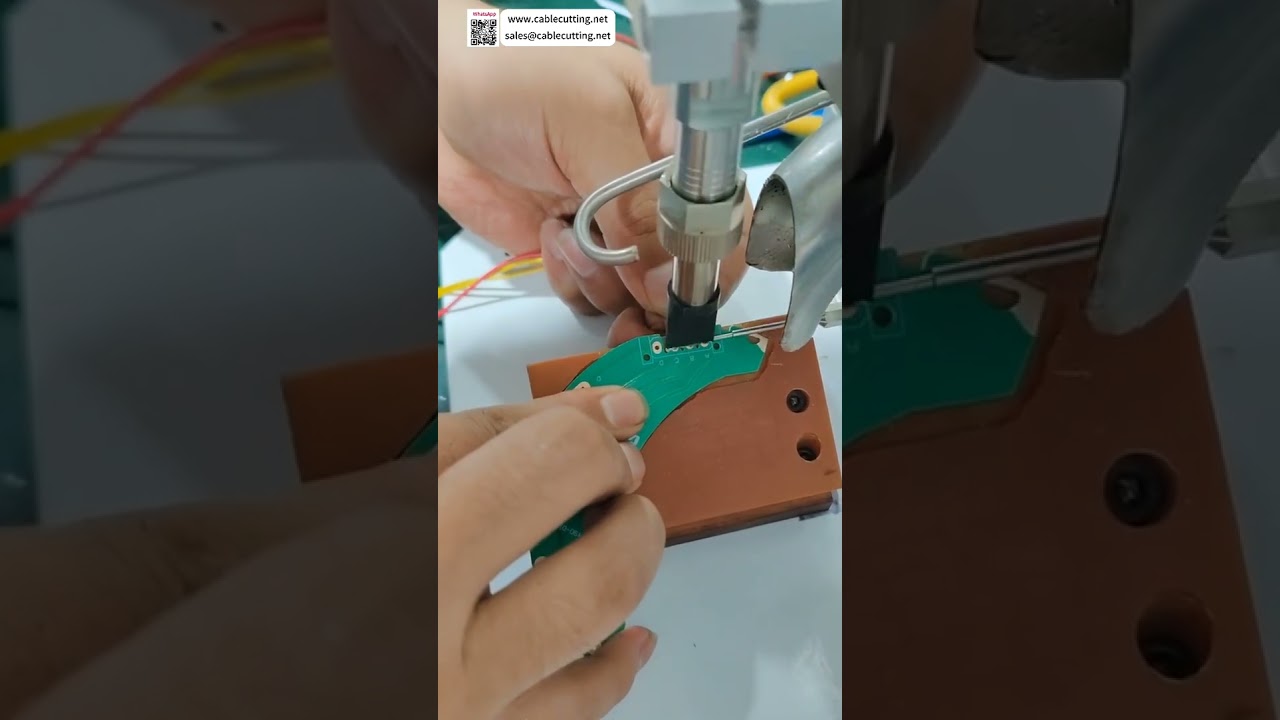 半自动线材焊接机 精密通孔焊接，无裸露线基