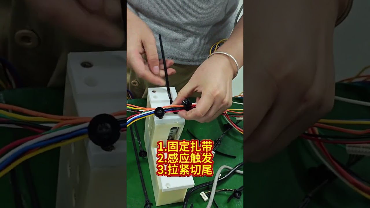 固定扎带自动工具 传感器驱动拉紧和切割，实现最大线束效率