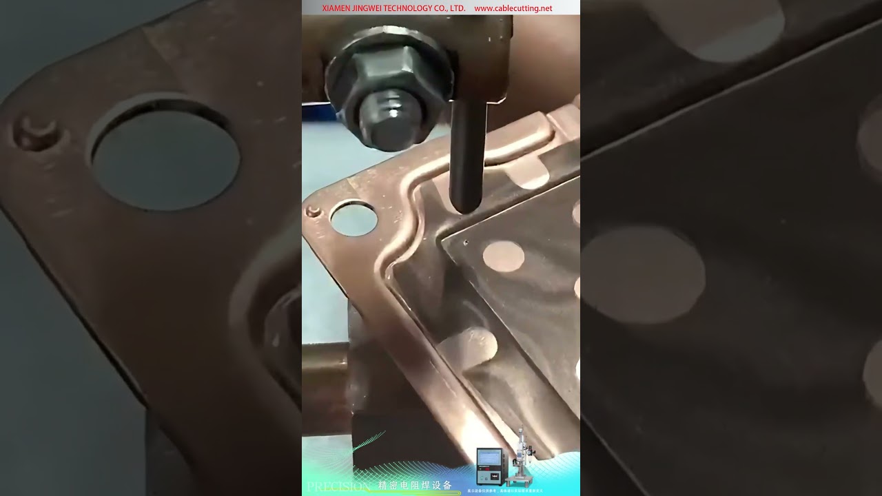 精密电阻焊机 — 均热板铜网组件焊接