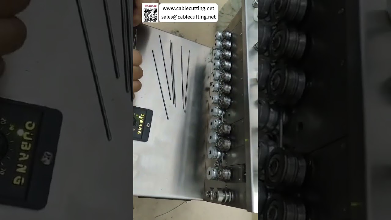 高精度电动金属棒材矫直机，专为2mm细铝材调平打造