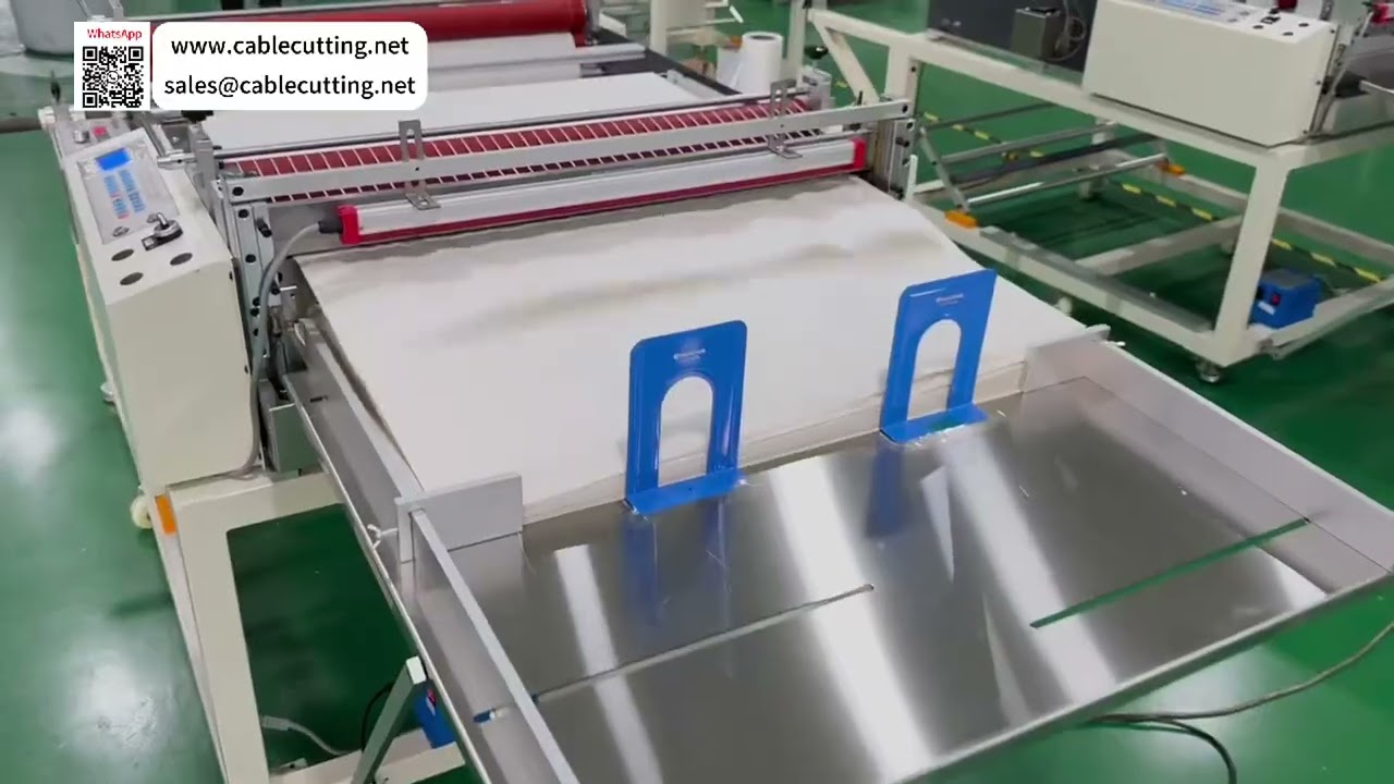 Copy Kraft Coated Release Adhesive Paper Fast Neat Auto Sheet Cutting Machine Ops Set