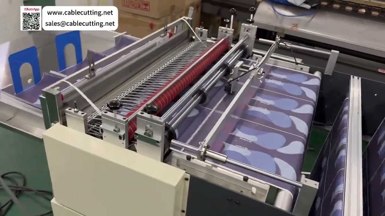 Digital Printing Material Color Tracking Slitting Cross Cutting Machine Operations Ops