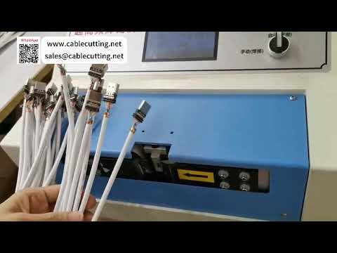 High Frequency Double Sided Soldering Machine for HDMI Signal Cable Wire Processing