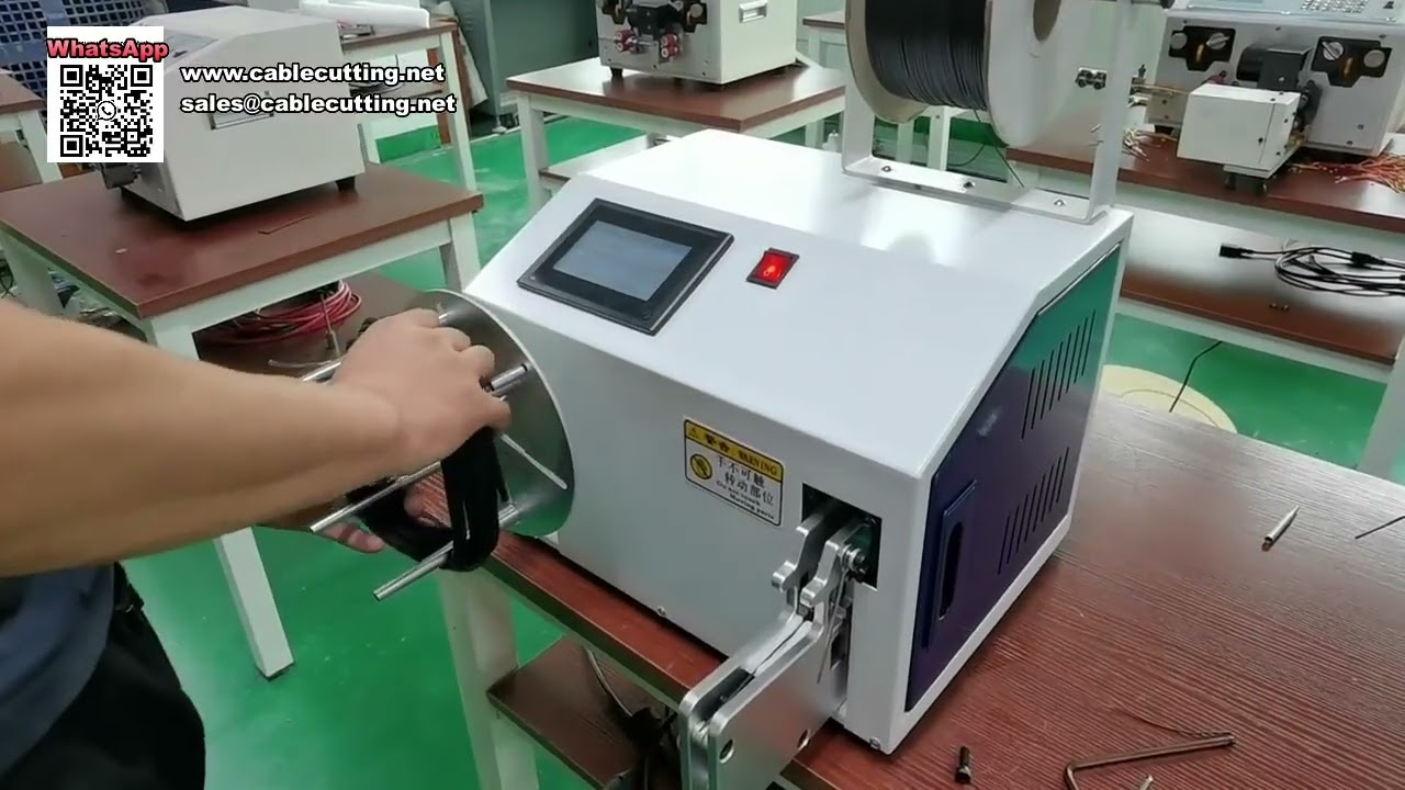 Model 530 Winding & Tying Machine for 3 Meter Long Cable  Fast Wire Processing
